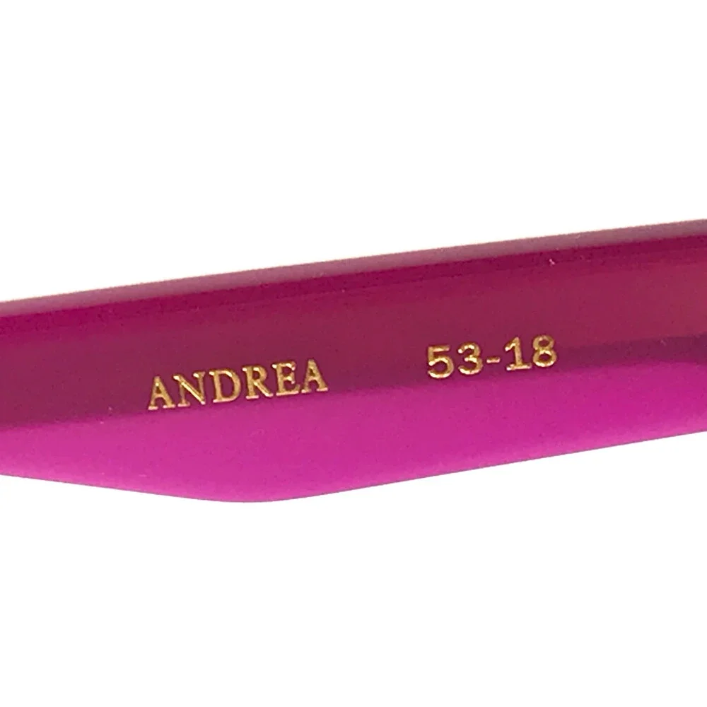 Alfred Kerbs Eyeglasses Frames ANDREA BEPU Beige Clear Purple Fuchsia 53-18-145